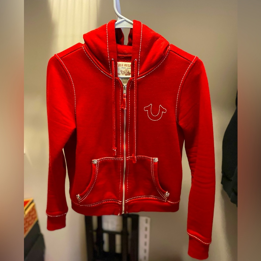 Big T Stitch Logo Zip Hoodie